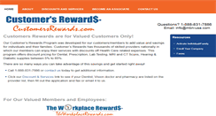 Desktop Screenshot of customersrewards.com